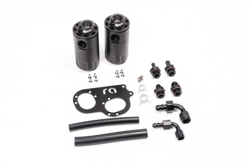 Radium Engineering Fits Lotus Elise/Exige (2ZZ-GE) Dual Catch Can Kit Fluid Lock