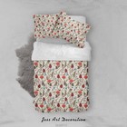3D Colourful Plant Leaves Floral Pattern Quilt Cover Set Bedding Set Duvet