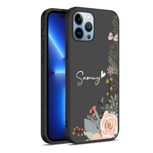Pretty Flower Case For iPhone 16 Pro Max 15 14 13 12 11 Personalised Phone Cover - Picture 32 of 48