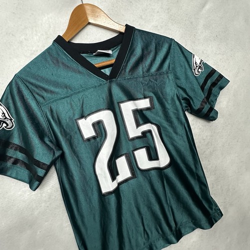 Youth NFL LeSean McCoy #25 Philadelphia Eagles Green Satin Jersey M 6573 - Picture 3 of 6