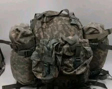 Assault Pack ACU  Molle 3-Day II  2 Waist Bag 2 Canteen Pouch