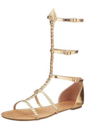 Glamorous - Décolleté Oro Rosa Con Cinturino Alla Caviglia - Foto 6