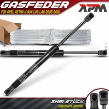 2x Gasfeder Heckklappe Dämpfer 480mm 340N für Opel Astra H A04 L08 L48 2005-2010