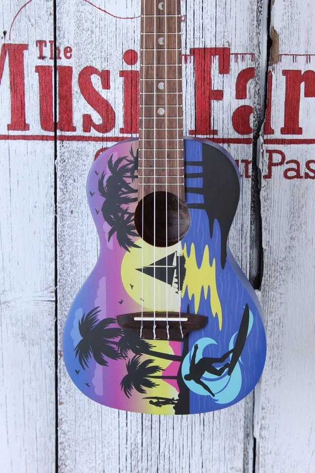 Luna Uke Kauwela 夏季音乐会尤克里里定制考维拉夏季图形带演出包 — 第 4/4 张图片