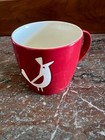 2011 STARBUCKS 14 fl oz RED Coffee Cup Mug Holiday w/ Partridge Bird Christmas