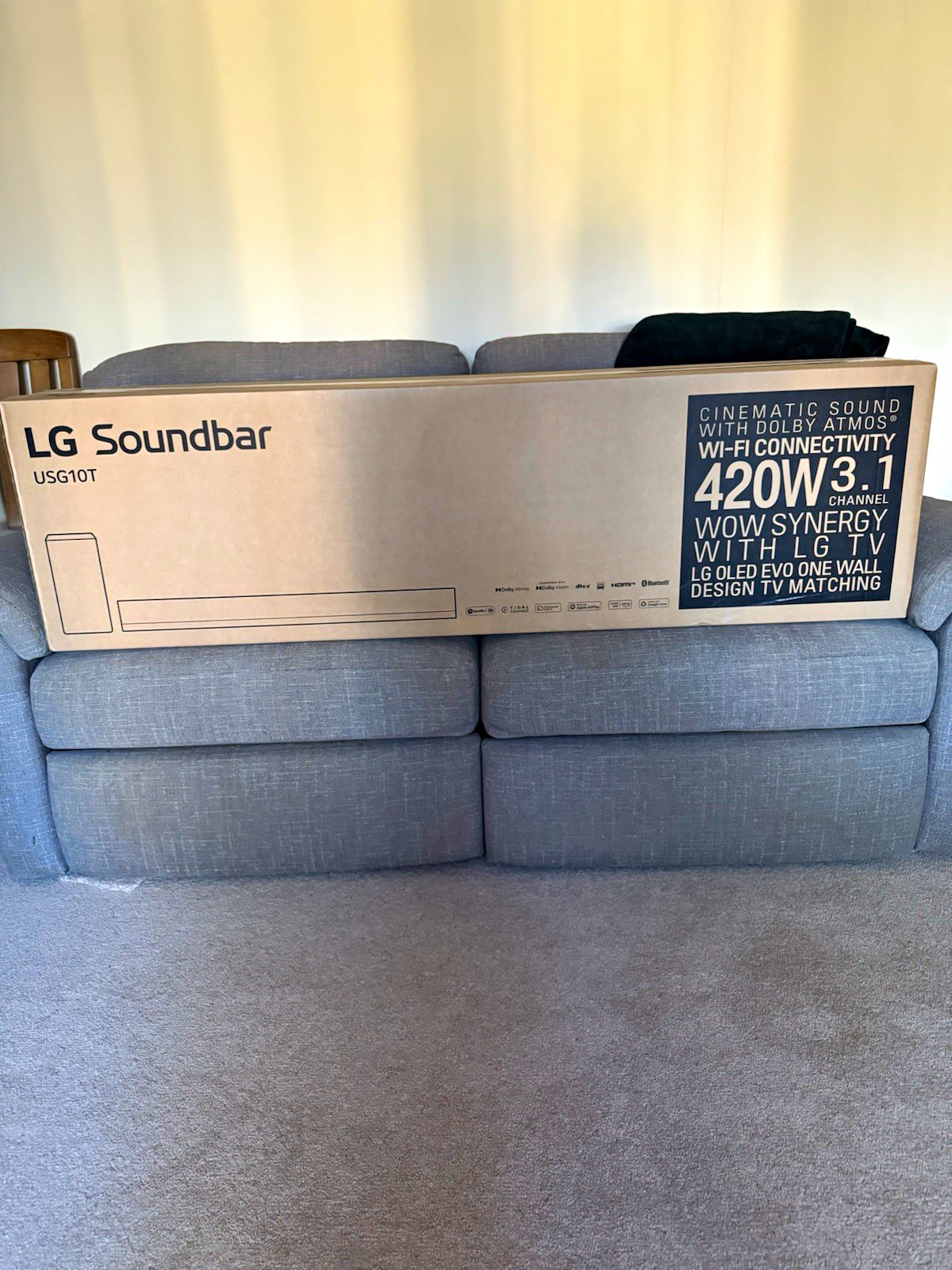 LG USG10T 420W 3.1ch Soundbar Dolby Atmos DTS:X Wi-Fi Bluetooth HDMI