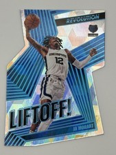 2021-22 PANINI REVOLUTION JA MORANT #1 LIFTOFF CUBIC 17/50 DIE-CUT GRIZZLIES