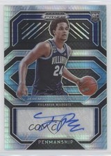 2021 Prizm Draft Picks College Penmanship Hyper Jeremiah Robinson-Earl Auto 02v3