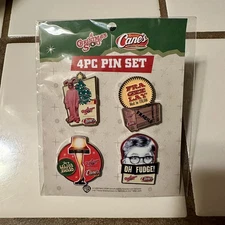 Raising Cane's Pin SET. A Christmas Story Fra-gee-lay. Oh Fudge. Leg lamp. Bunny