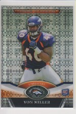 2011 Topps Platinum X-Fractor Von Miller RC Broncos