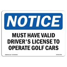 Policies Regulation OSHA Notice Sign Metal Plastic Decal