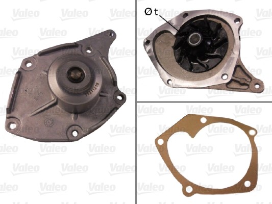 VALEO-OE 506863 Water Pump, engine cooling for DACIA,NISSAN,RENAULT,SUZUKI