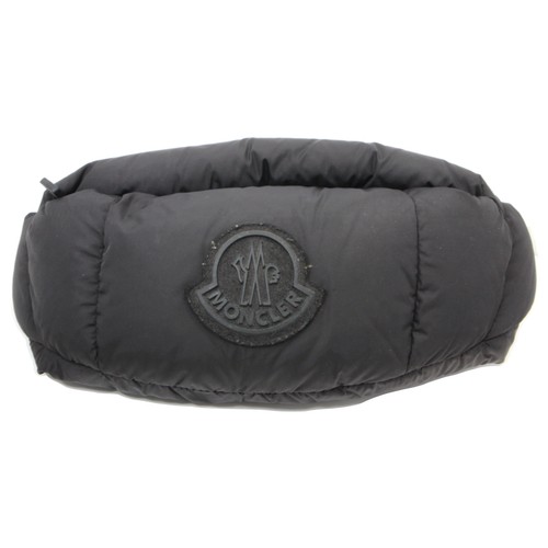 MONCLER Body Bag Nylon Black Compact Design with Adjustable Strap #KN1914