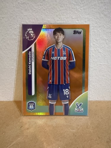 Daichi Kamada /25 Orange Parallel Topps Premier League 2026 Crystal Palace