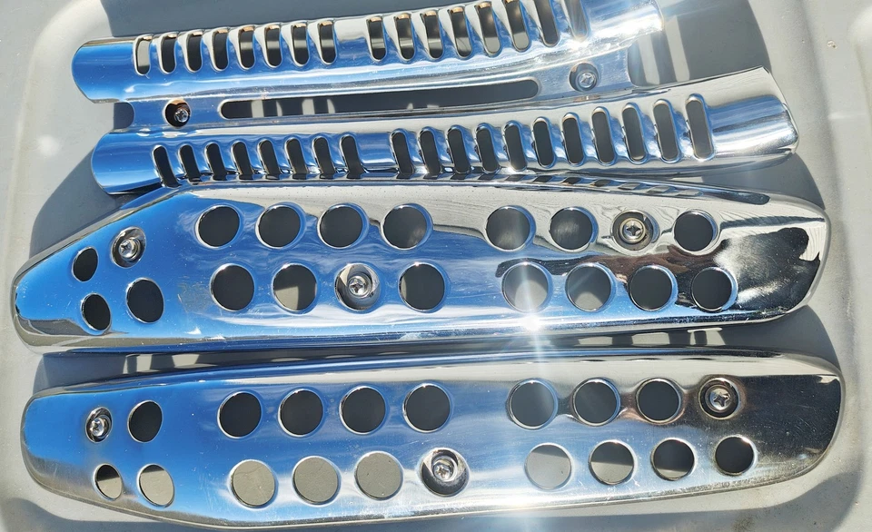 Honda CL450 1972-1974 гг. изготовленное на заказ оборудование теплозащитного экрана из нержавеющей стали! - Изображение 4 из 4