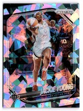 2025 Panini Prizm WNBA Cracked Ice - Jackie Young #23 Las Vegas Aces 