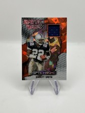EMMITT SMITH /4 2025 LEAF OPTICHROME BATTLE WORN PATCH JERSEY RELIC COWBOYS HOF