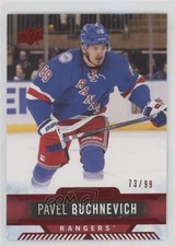 2017-18 Upper Deck Overtime Red Foil 73/99 Pavel Buchnevich #37 2o7