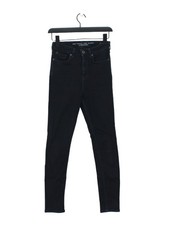 Jack Wills Women's Jeans W 27 in Blue Cotton with Elastane, Polyester Skinny