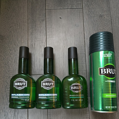 Brut Original Scent Cologne 4 products Mix Fragrance,aftershave,lotion,deodorant