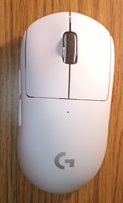 Logitech G PRO X Superlight Wireless Gaming Mouse White   Used Excellent   No Do