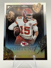 2025 Topps Chrome Patrick Mahomes II Fortune 15 Refractor Kansas City Chiefs