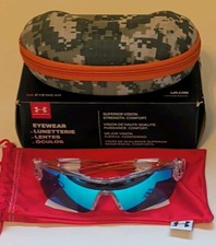 Under Armour Menace Crystal Clear Blue Sunglasses Orange Multi 8600095-141461
