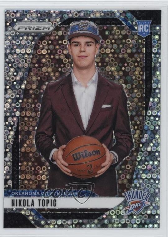 2024-25 Panini Prizm Rookie Variation Fast Break Prizm Nikola Topic #230 1e5k