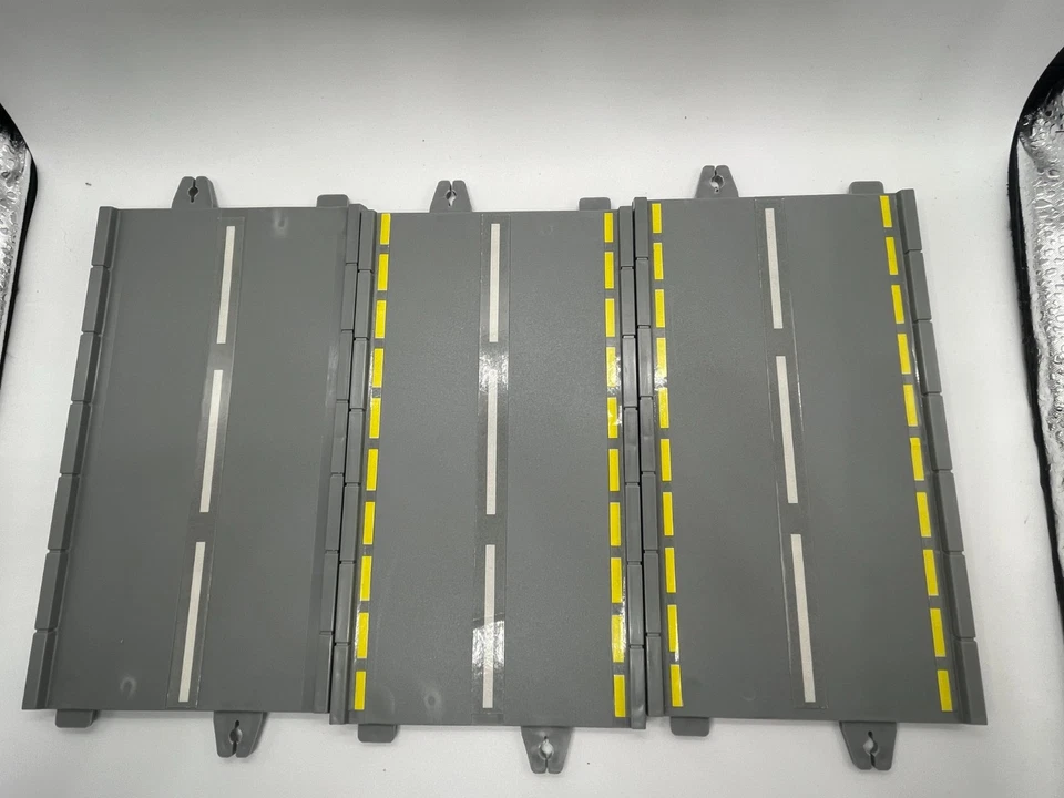 Hot Wheels Auto City Garage 1995 piezas grises de vía recta (lote de 8) Foto 2 de 4