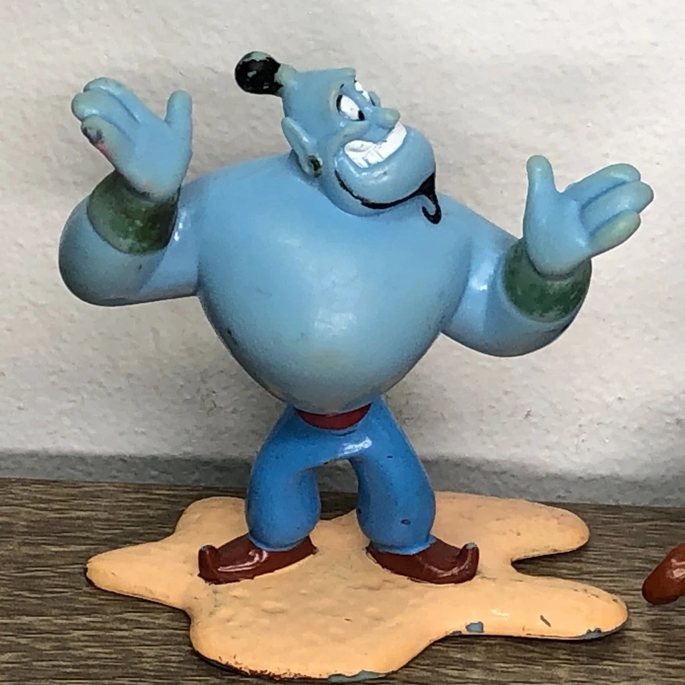 Lote Figuras Disney Aladdin Juguetes Estatuillas Decoración de Pasteles Colección Vintage Set 10 Foto 3 de 4