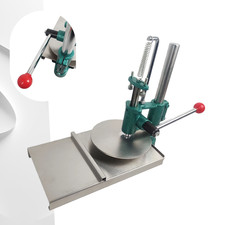 Handheld Dough Press 20cm/5mm Thick Reinforced Plate for Commercial Kitchens