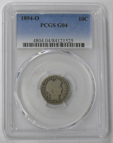 1894 G-04 BARBER (10c) DIME - PCGS BETTER DATE - SEE PICTURES