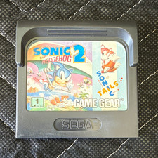 Sonic the Hedgehog 2 (Sega Game Gear, 1992) Authentic Loose Cartridge - Tested