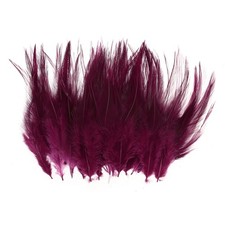100 Pcs Saddle Hackle Rooster Feathers 4-6