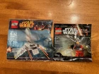 Lego Star Wars Polybag Lot 30246 Imperial Shuttle And A-wing Pilot. Free Ship