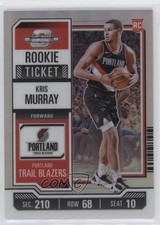 2023-24 Panini Contenders Optic Rookies Silver Prizm Kris Murray #21 rw6