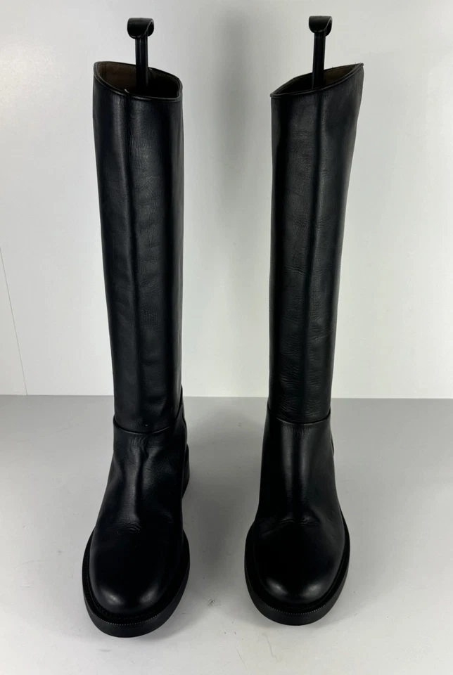 ¡Nuevo! & Other Stories Botas hasta la rodilla de cuero negro para mujer EU 36 US 6 $349 Foto 2 de 4