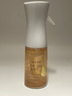 Pearlessence Shimmer Body Oil Mist - Pistachio And Vanilla, 5.8 oz/171g, New