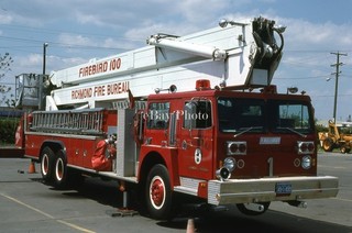 Fire Apparatus Slide Richmond VA Fire Department Firebird Snorkel 1