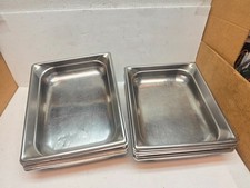 Lot 10 Half Size Steam table Pan 2-1/2" deep 22 Ga, same as Vollrath 57248