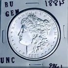 1881 S BU GEM MORGAN SILVER DOLLAR UNC MS+++ U.S. MINT RARE COIN 9861