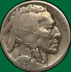 1926-D Buffalo Nickel Good G Coin, Scratch #39178