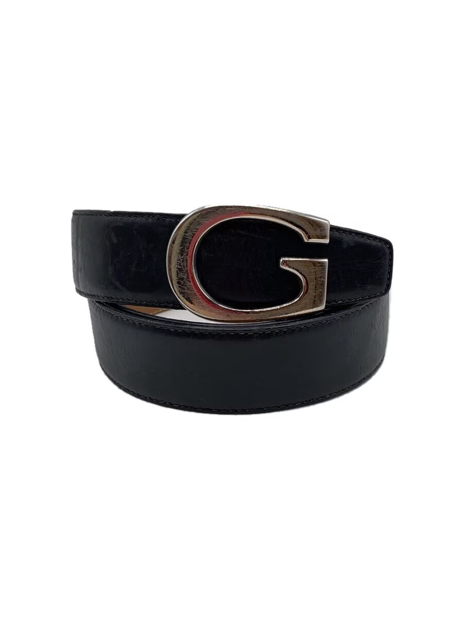 GUCCI 黒 ベルト 70-28-036-1406-0956 GUCCI Belt -- Black Solid Color Men's 85, 34, 036, 1406