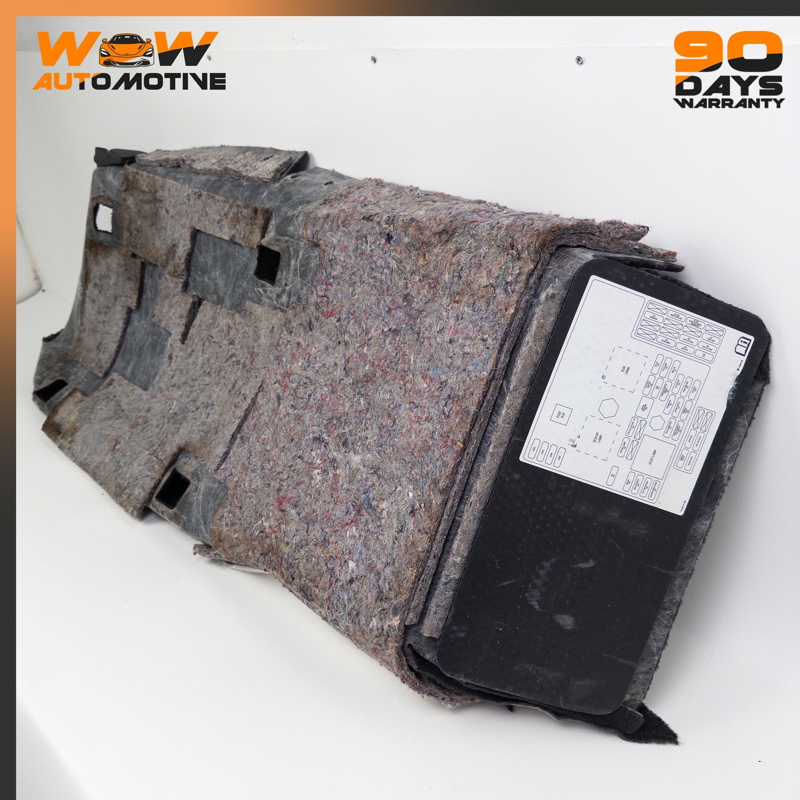 05-13 CHEVROLET CORVETTE C6 FRONT RIGHT PASSENGER SIDE FLOOR CARPET PANEL OEM