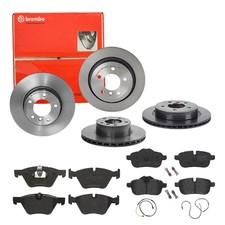 BREMBO BREMSSCHEIBEN Ø300MM + BREMSBELÄGE VORNE & HINTEN für BMW Z4 BMW