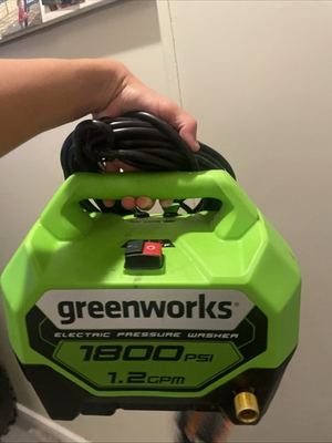 #ad Pressure Washer GreenWorks 1800psi $85.00