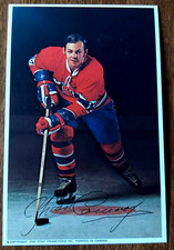 1971-72 Yvan Cournoyer Montreal Canadiens Team Issue Postcard Louiseville Sports