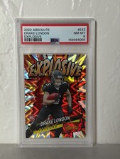 2022 Panini Absolute Drake London Explosive Case Hit Rookie