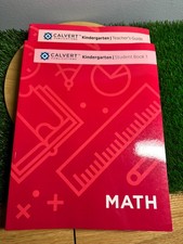 CALVERT Kindergarten Math Complete Set NEW