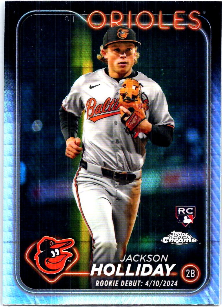 2024 Topps Chrome Update #USC89 Jackson Holliday Prism Refractors